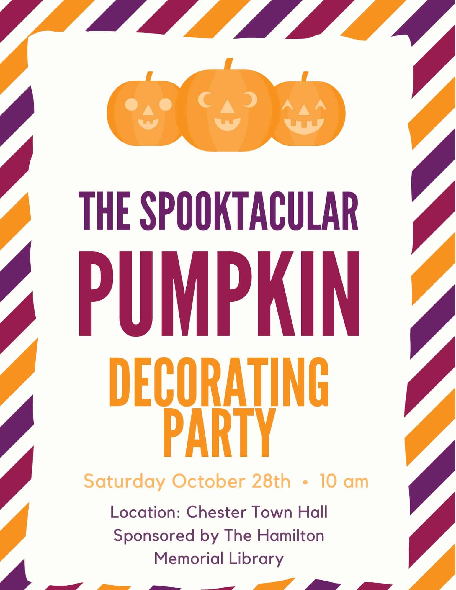 Spooktacular Pumpkin Decorating Party