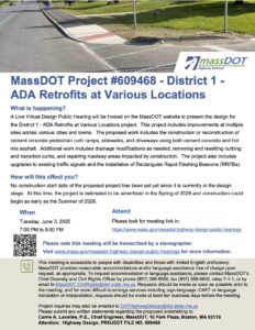 ADA retrofit project flyer