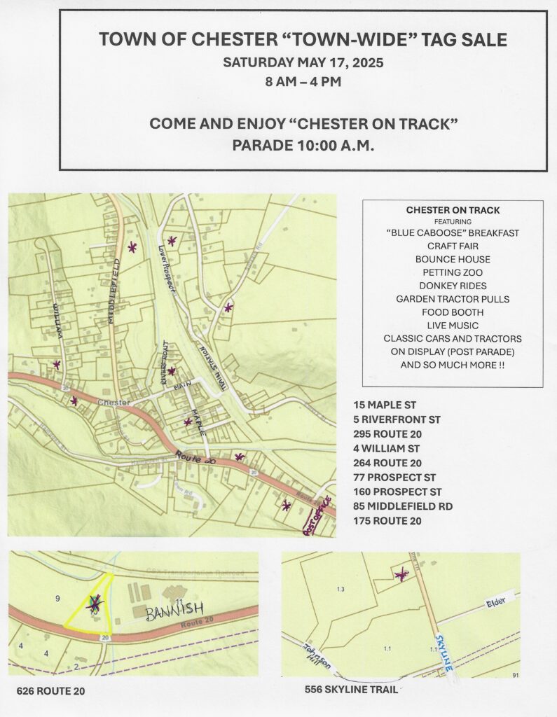 Chester Town-Wide Tag Sale
