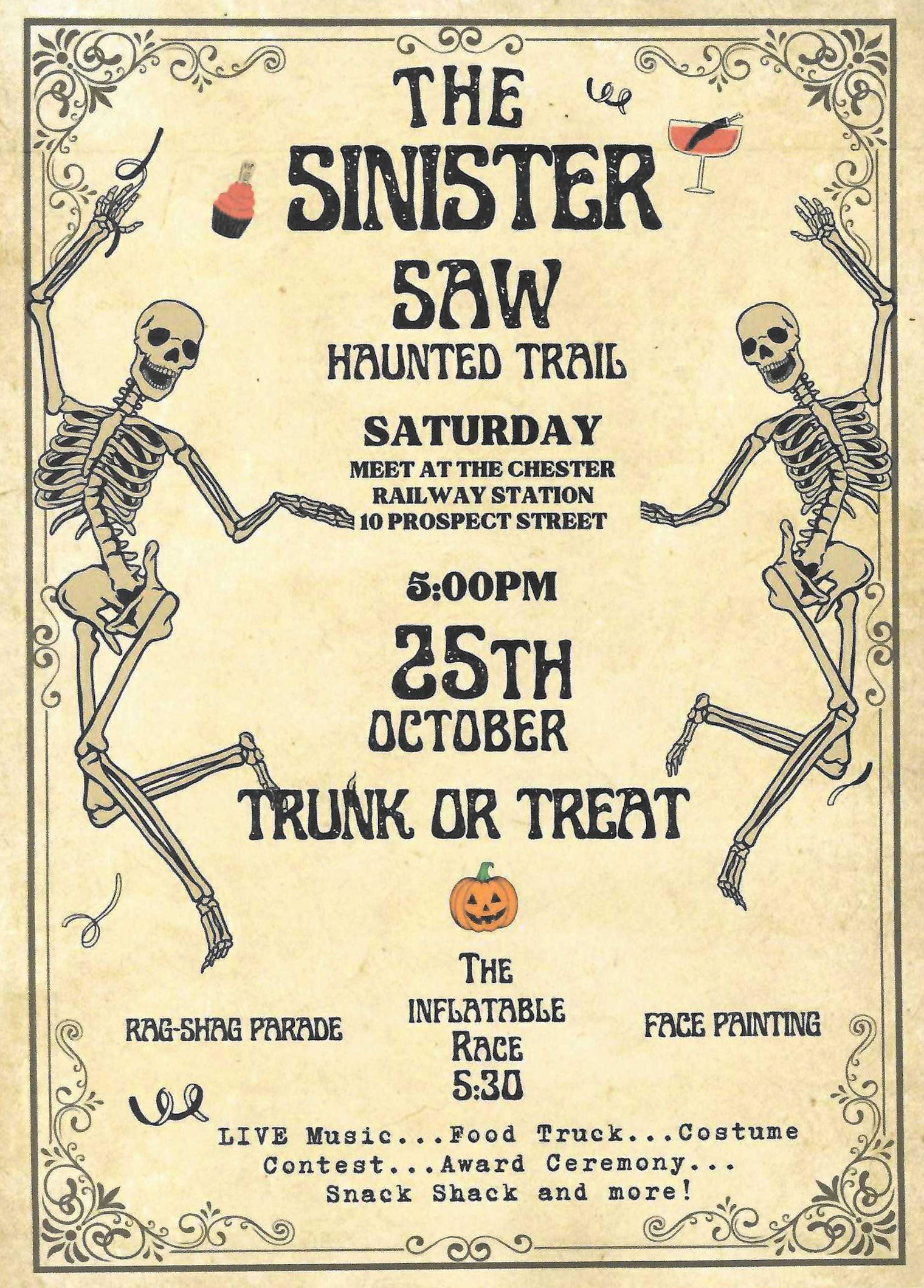 Sinister Saw Haunted Halloween Trail