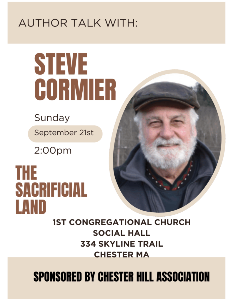 Author talk with Steve Cormier