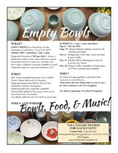Empty Bowls Fundraiserr